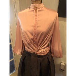 Pink satin Blouse #shesdarlin!